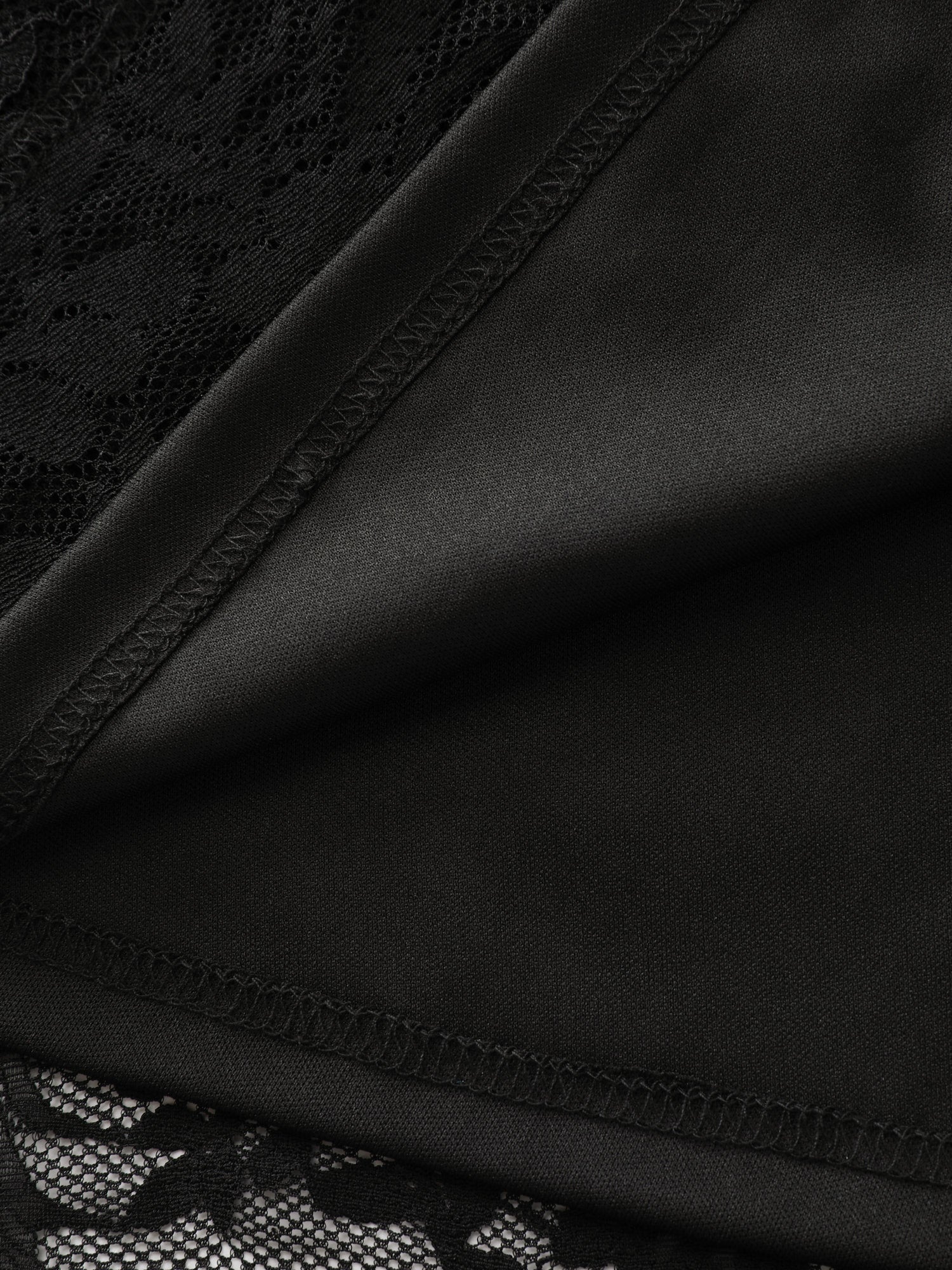 Sheer Lace Sleeve Waist-Defining Midi Dress