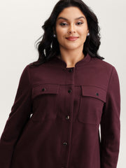 Chest Pockets Button-Down Jacket