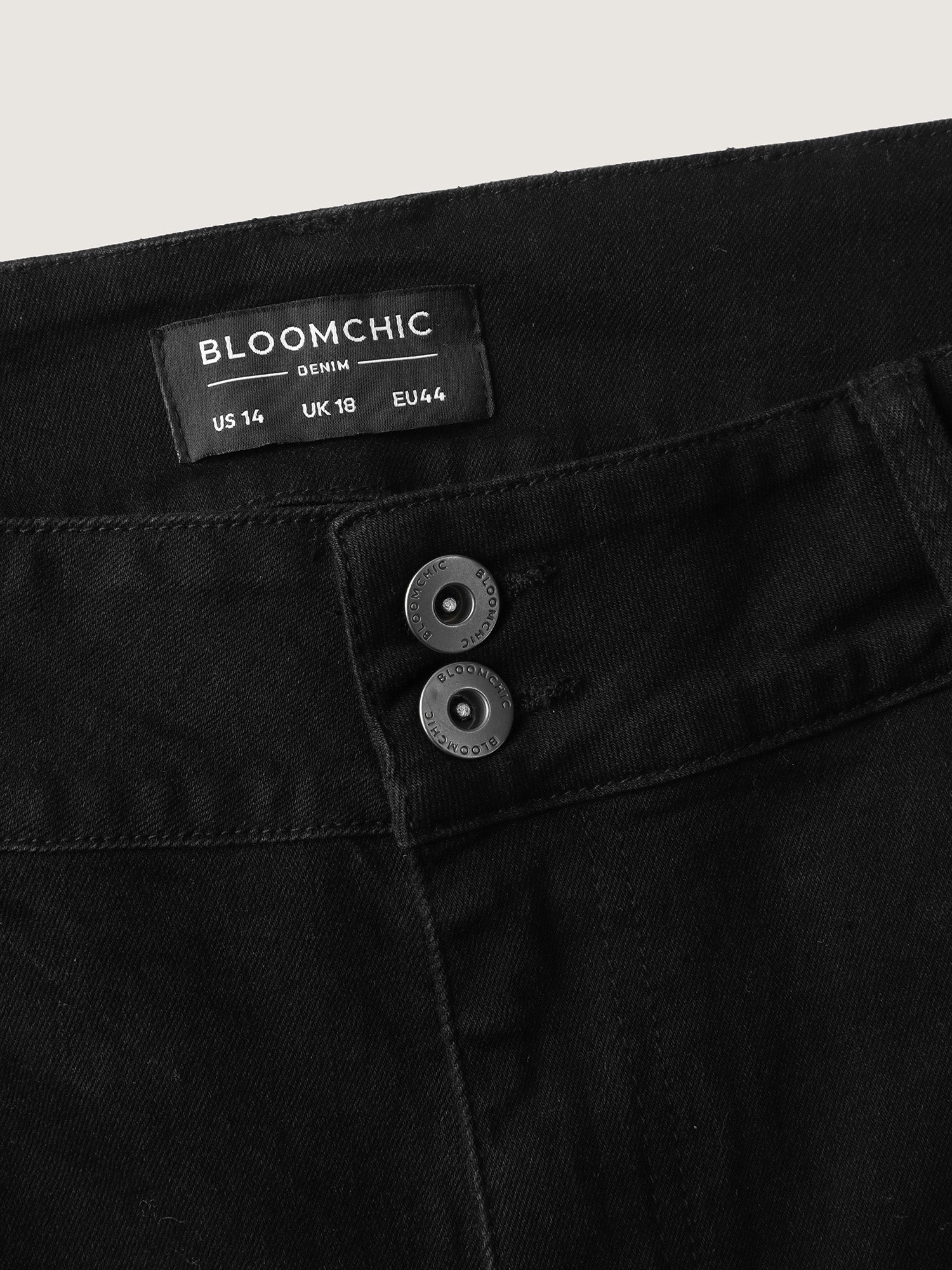 Stretchy Wide Waistband Skinny-Fit Jeans