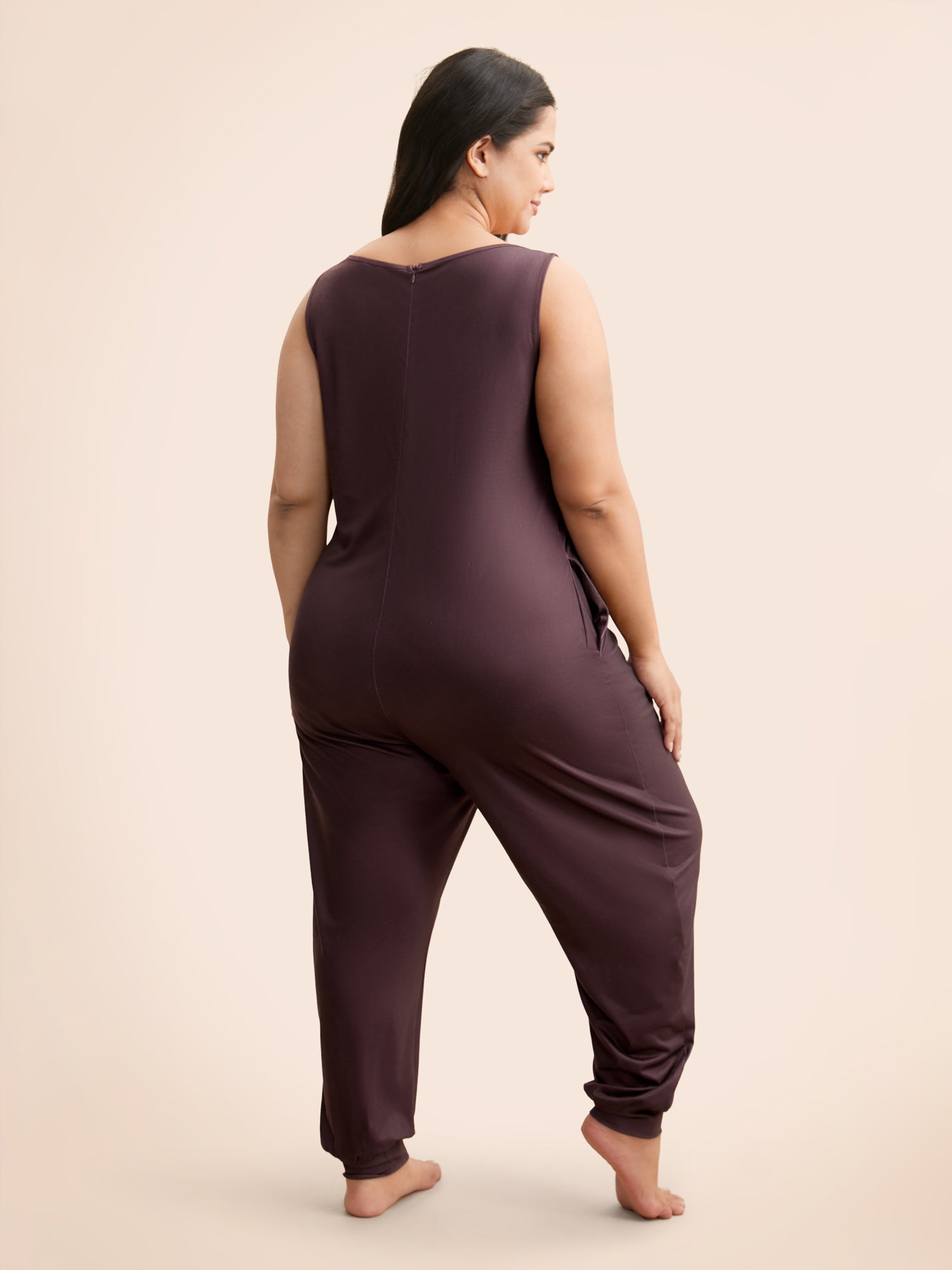 Skeleton Printed Off-Sleeves Jumpsuit