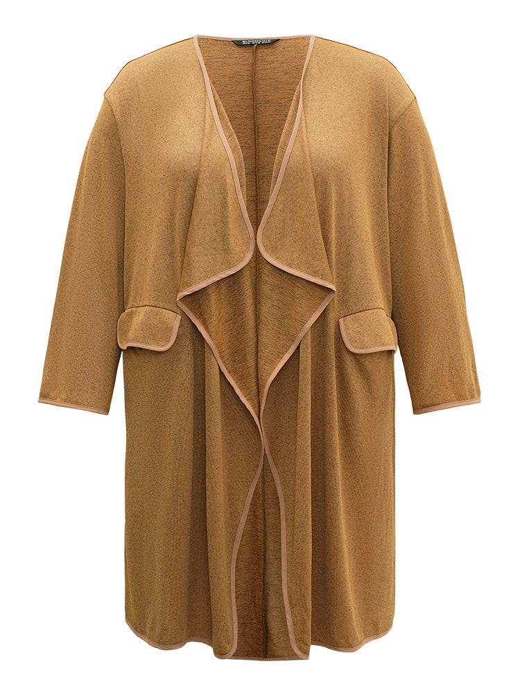 Supersoft Essentials Asymmetrical Neck Plain Kimono