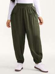 Ruffled Inclusive Jogger Pants