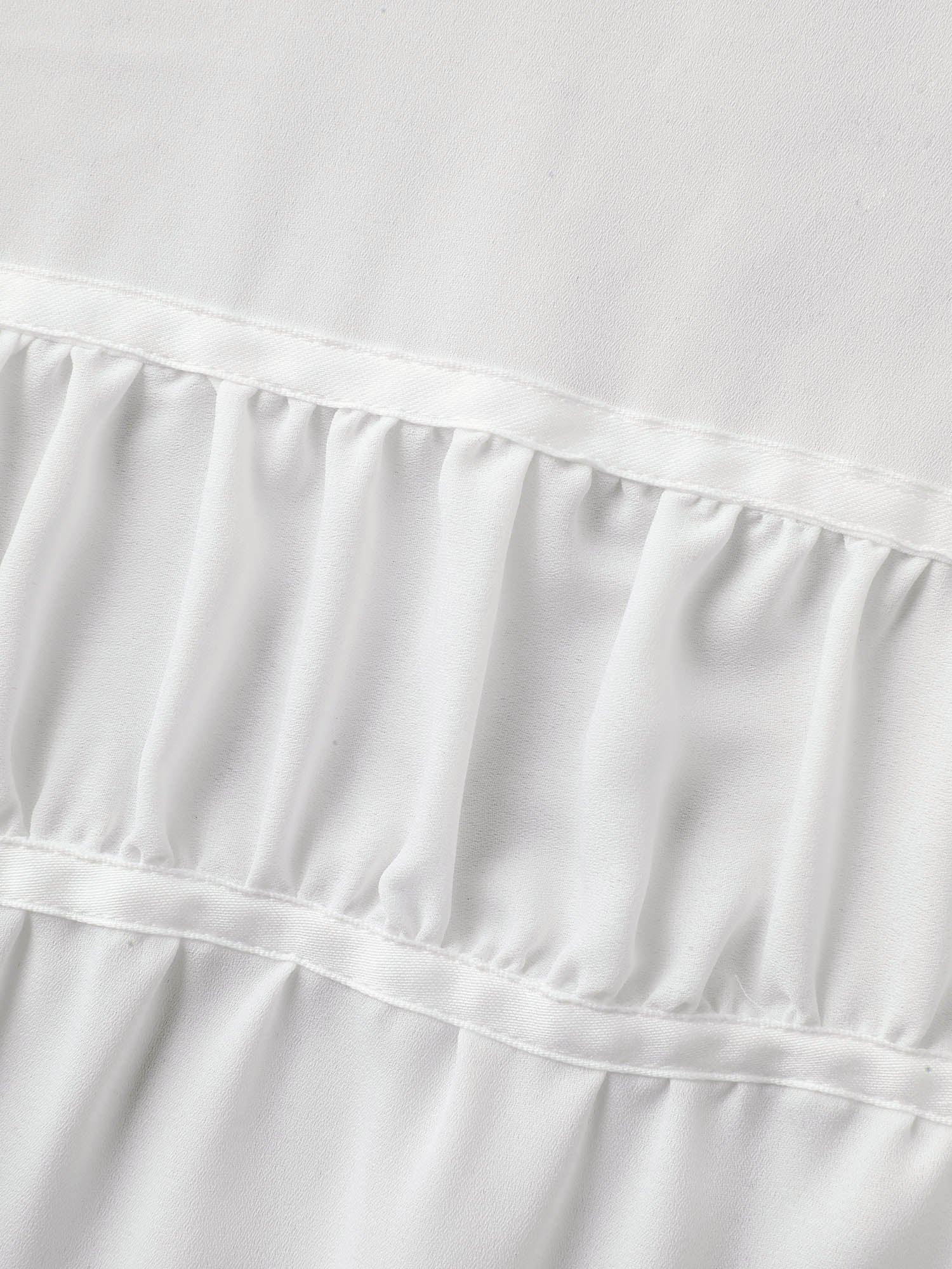 Shirred Front-Tie Webbed Kimono