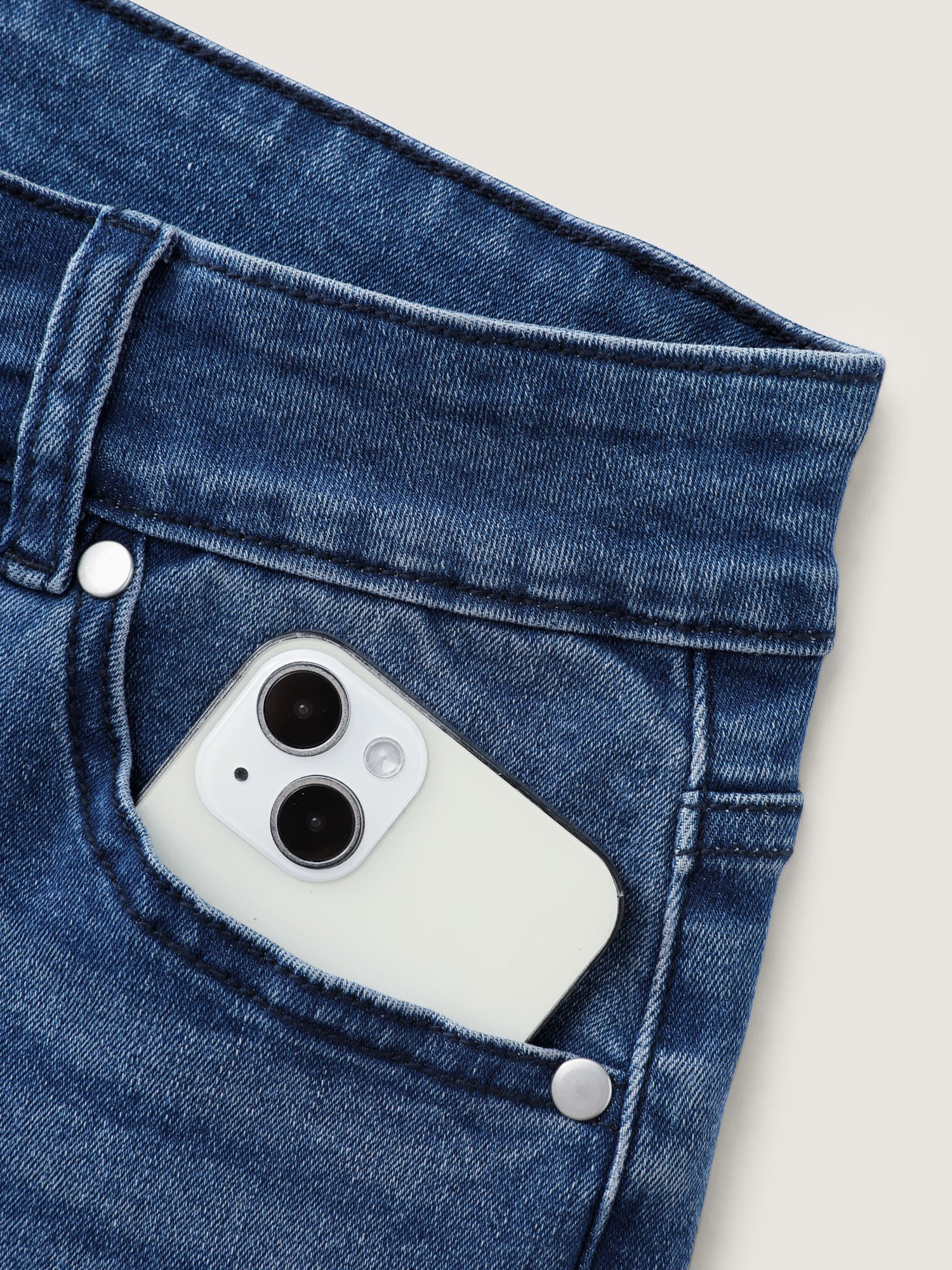 Cherry Embroidered Mid-Rise Straight Leg Jeans