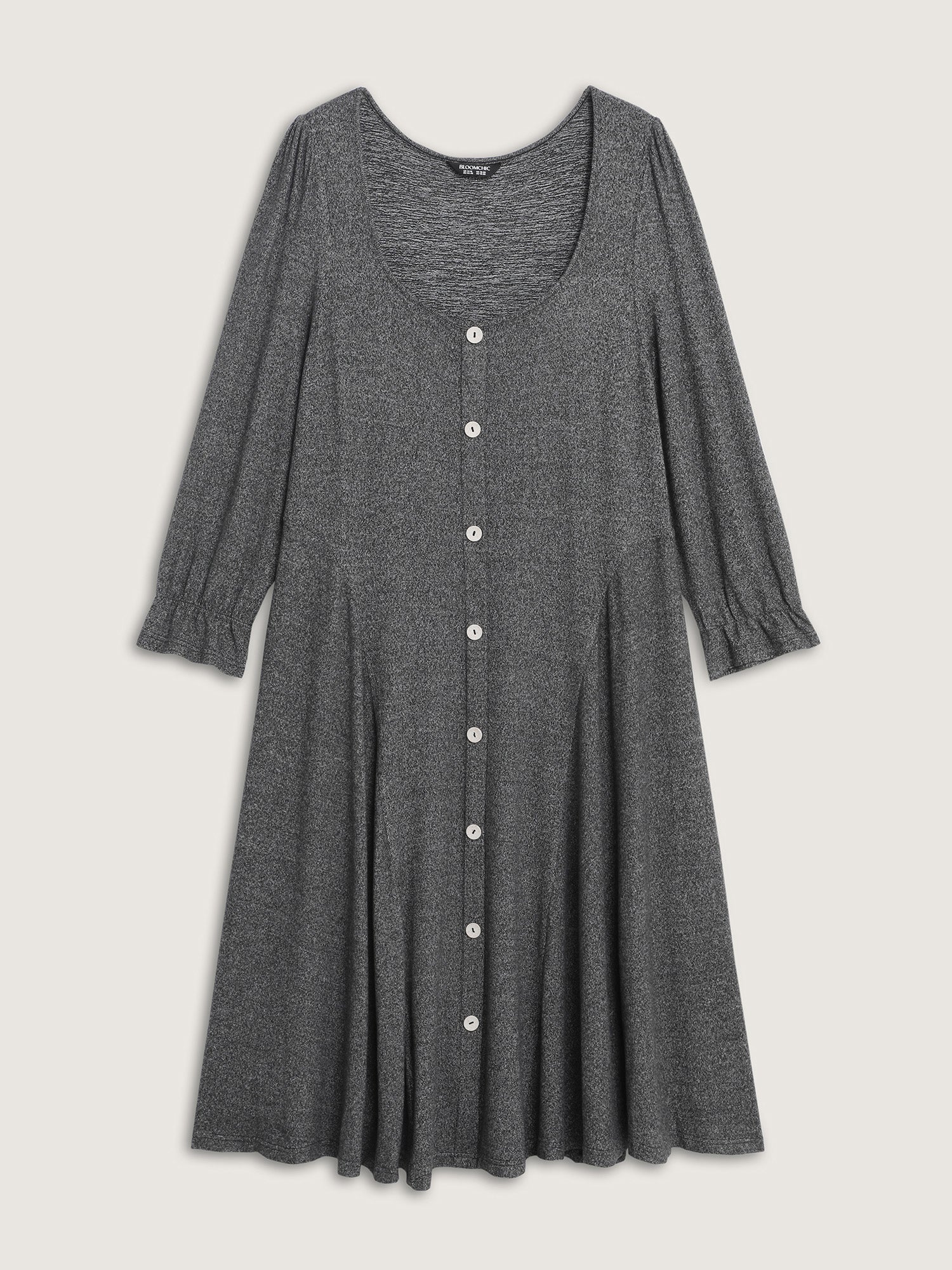 Supersoft Stretchy Waist-Defining Knit Midi Dress