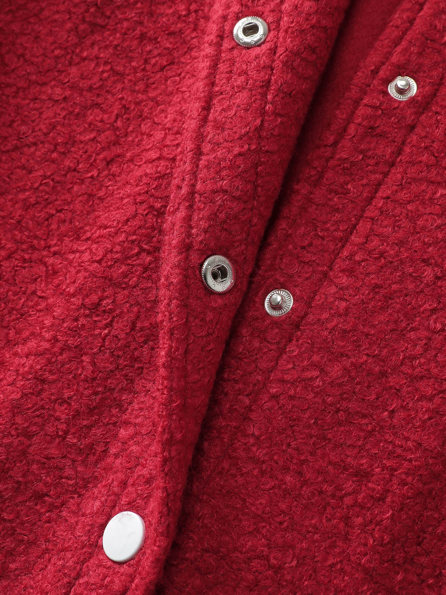 Color Contrast Raglan Sleeve Jacket