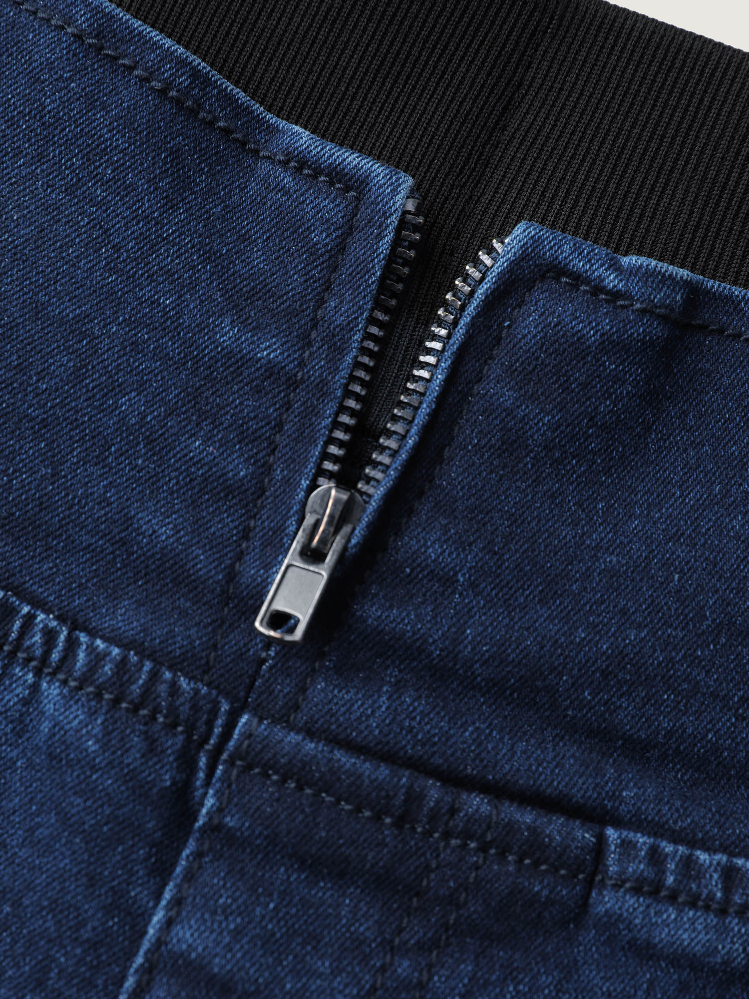 Stretchy Waist Flared Hem Jeans