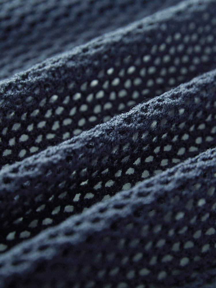 Solid Geometric Eyelet Open Front Cardigan