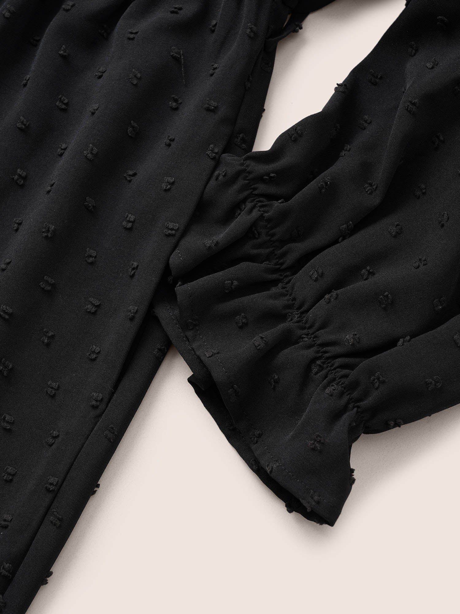 Solid Texture Heart Buckle Detail Belted Jumpsuit