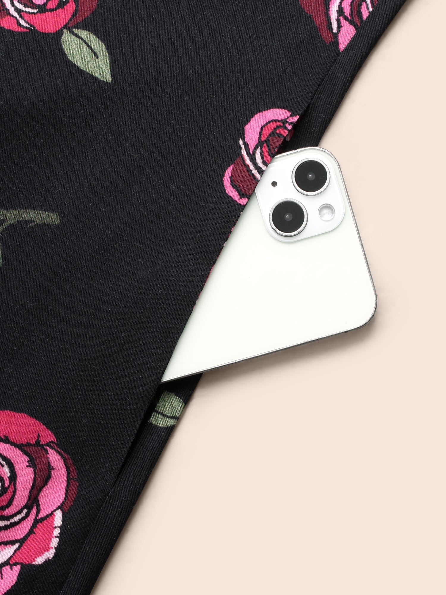 Floral Heart Neckline Cross Straps Dress