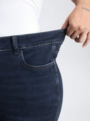 Slit Flared Hem Bootcut Jeans