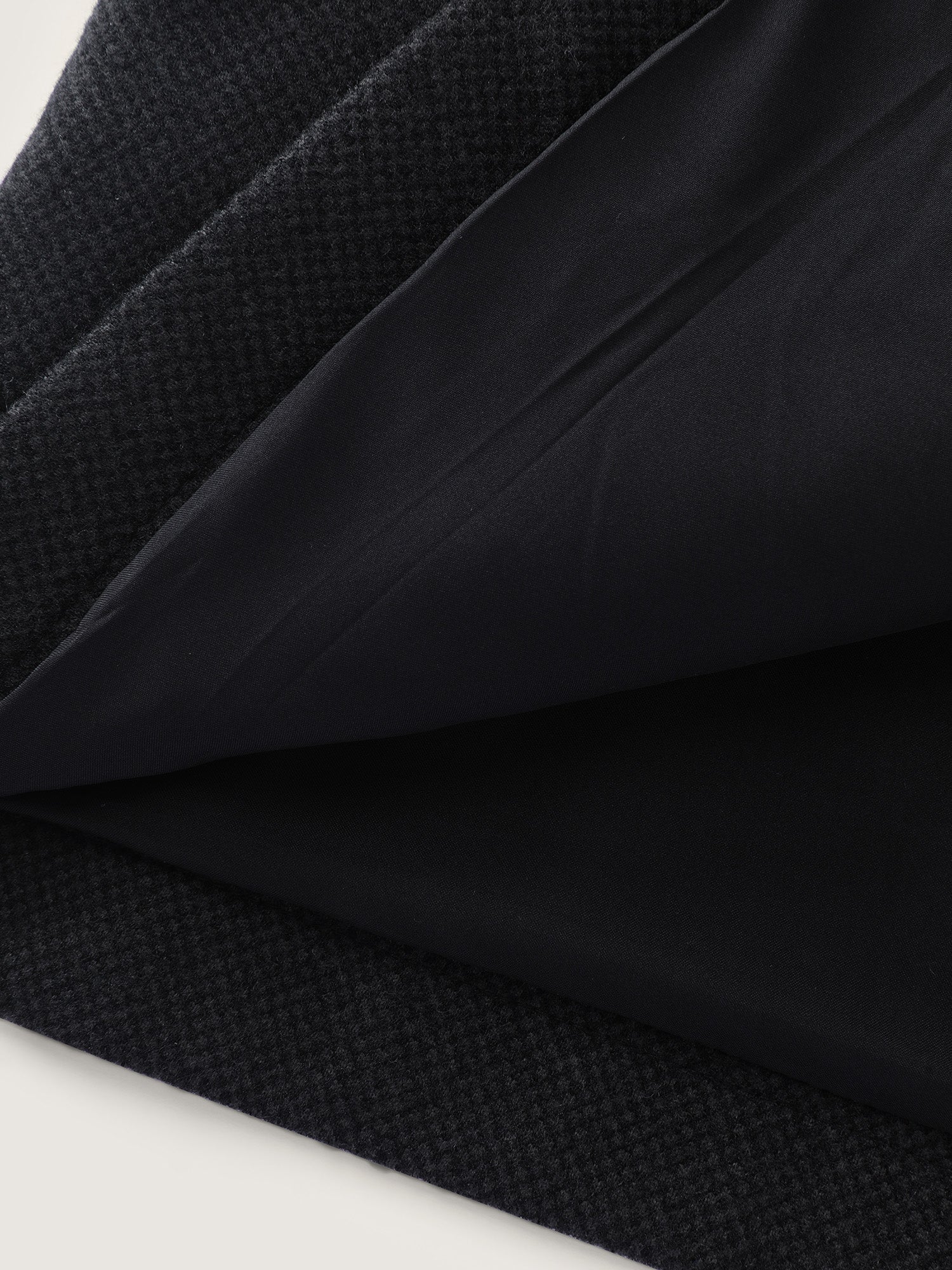 Textured Lined Zipper Pocket Blazer