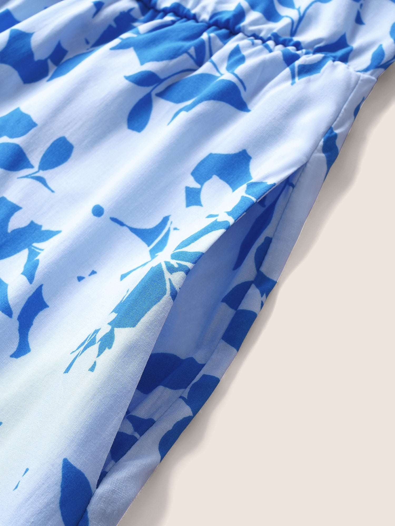 Silhouette Floral Print One Shoulder Belted Dress