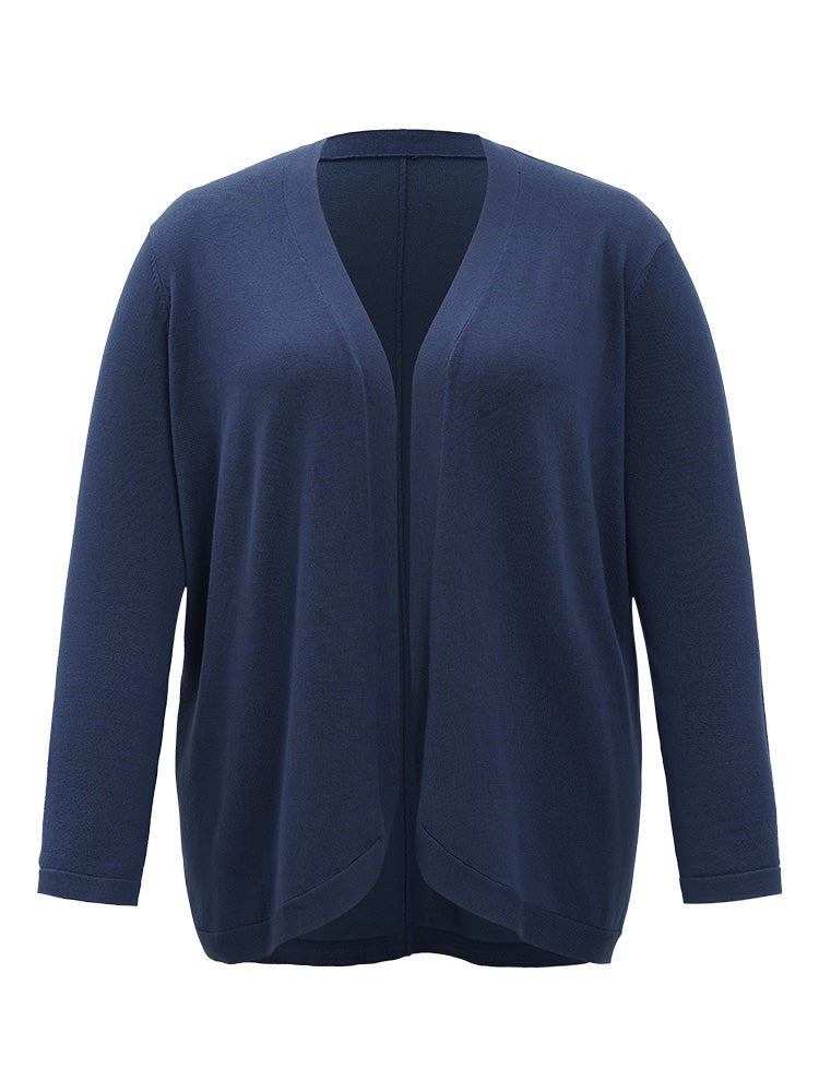 Supersoft Essentials Curved Hem Open Front Cardigan