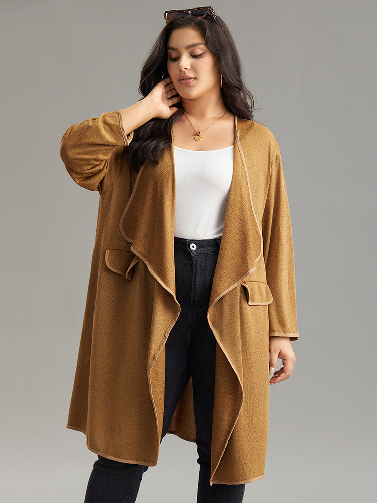 Supersoft Essentials Asymmetrical Neck Plain Kimono