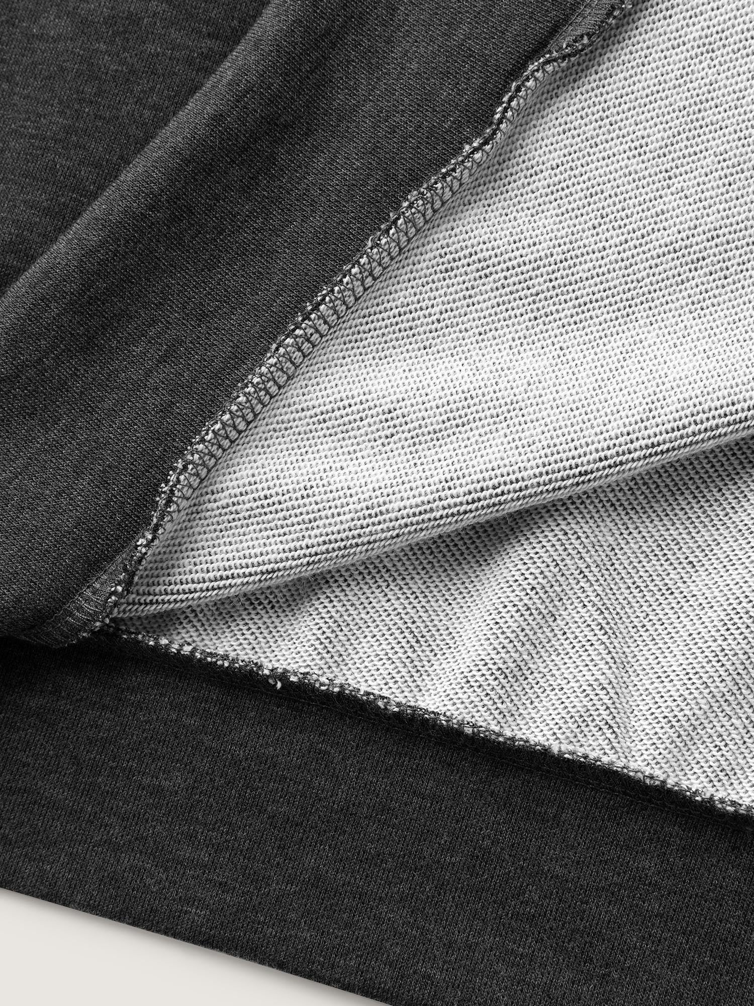 Sweatshirt Longline Solid Jacket