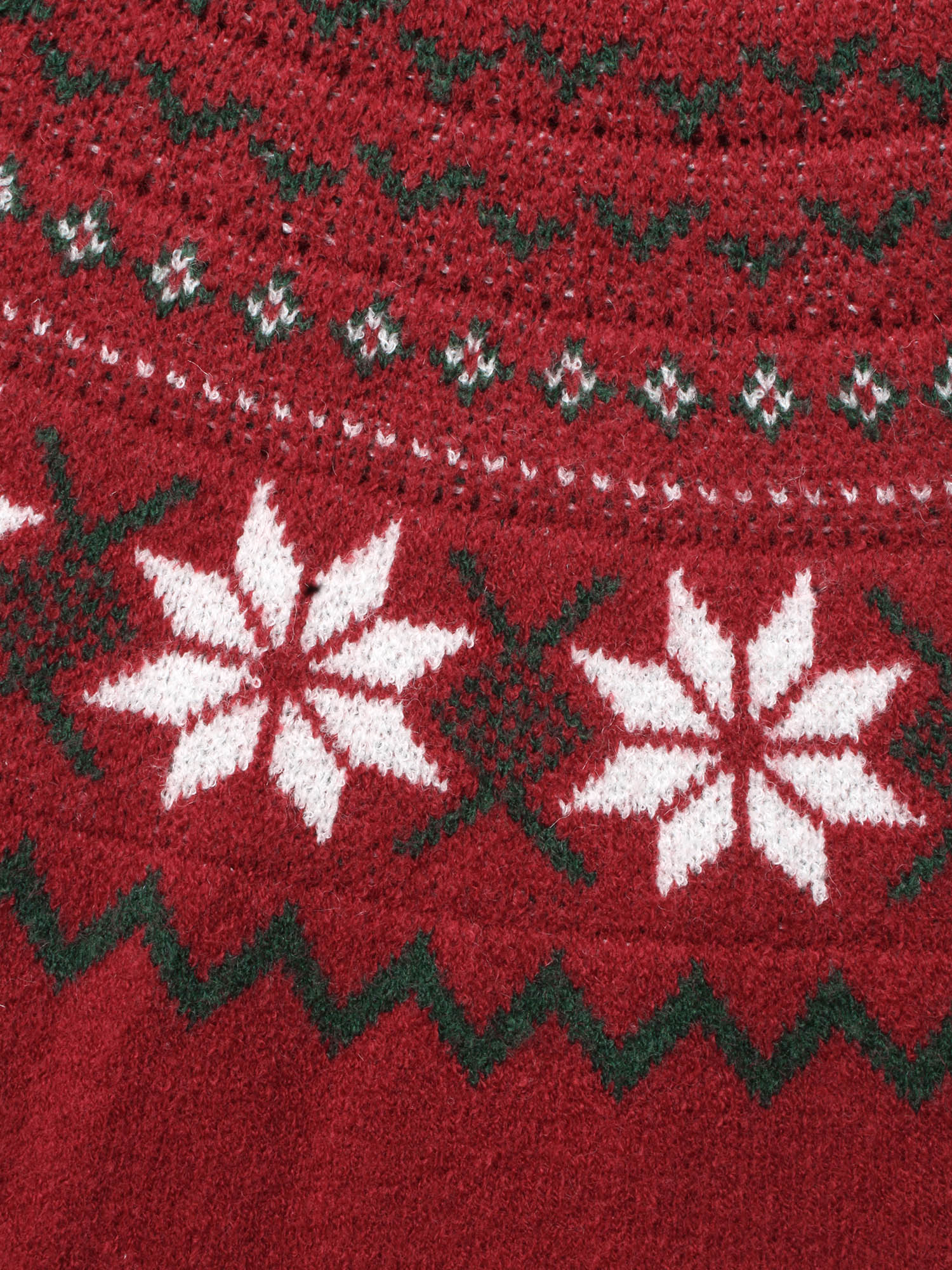 Fair Isle Geometric Midi Sweater Dress