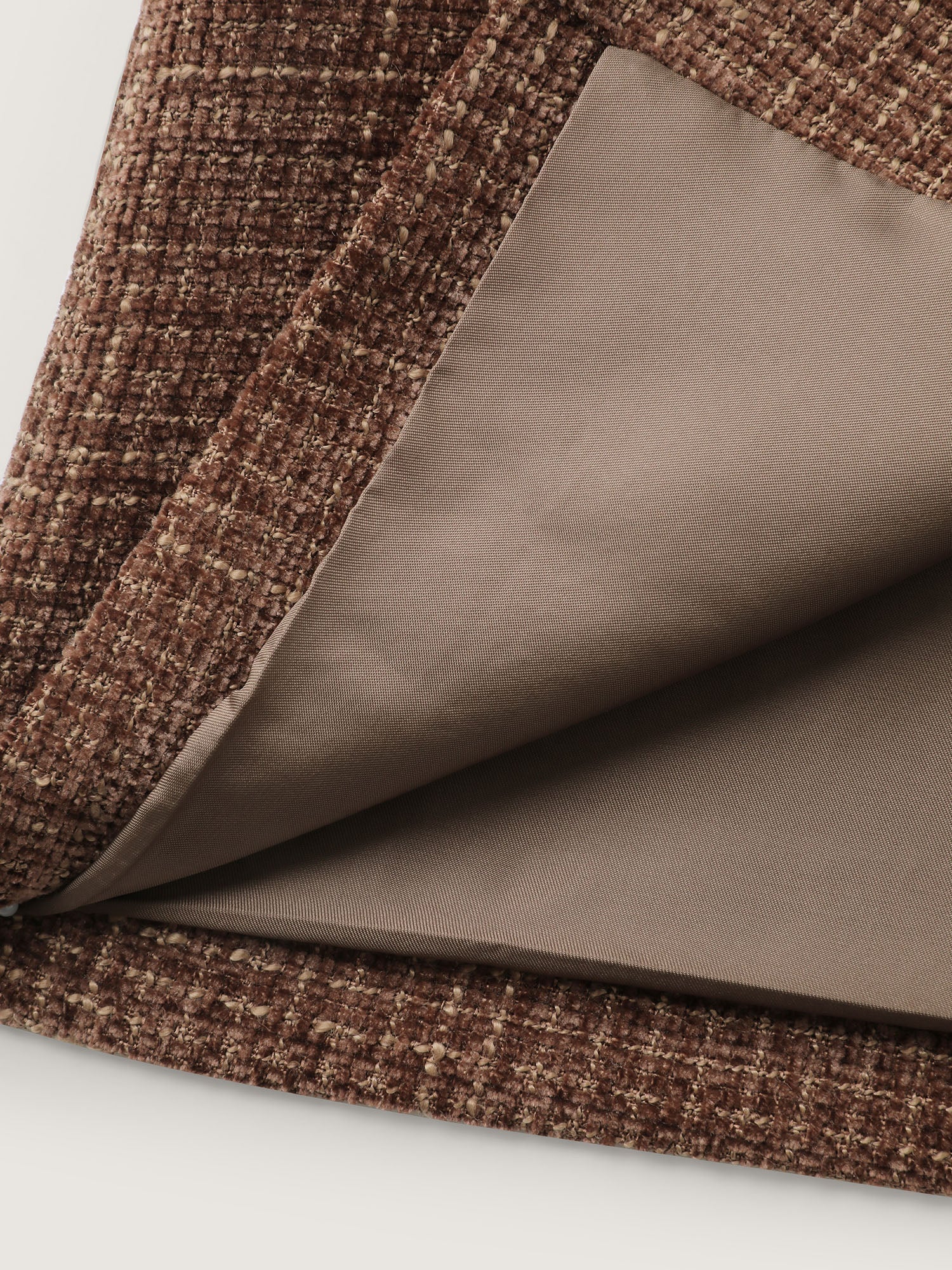 Flocked Textured Button Pockets Jacket