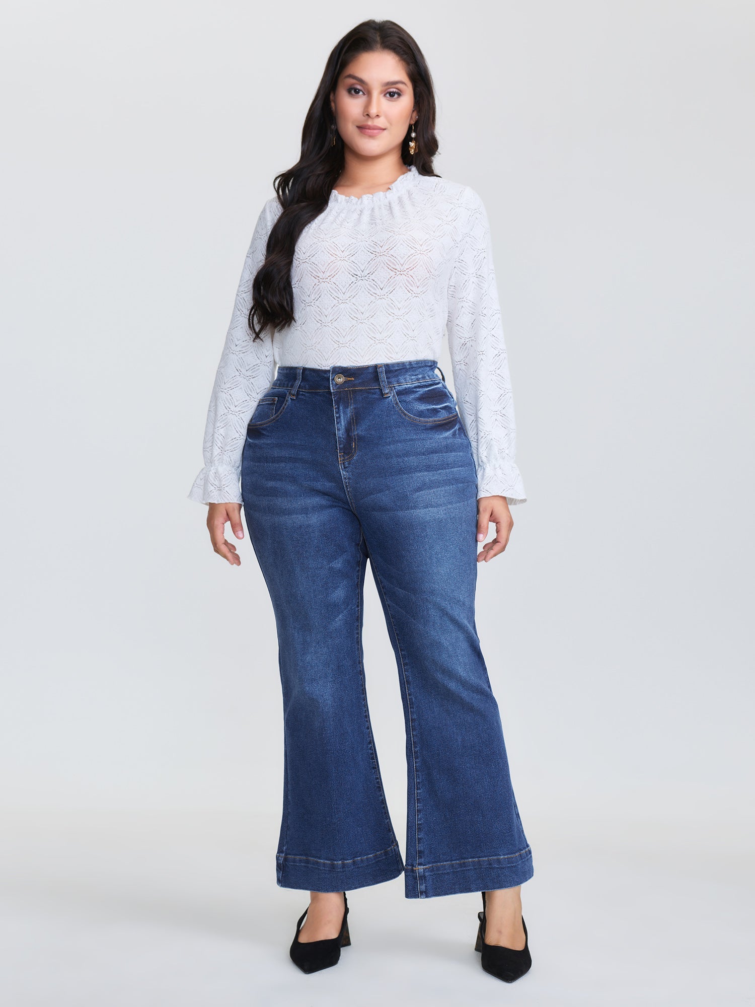 Stretchy Soft Bootcut Jeans