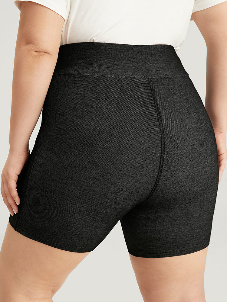 Solid High Rise Ties Very Stretchy Leggings