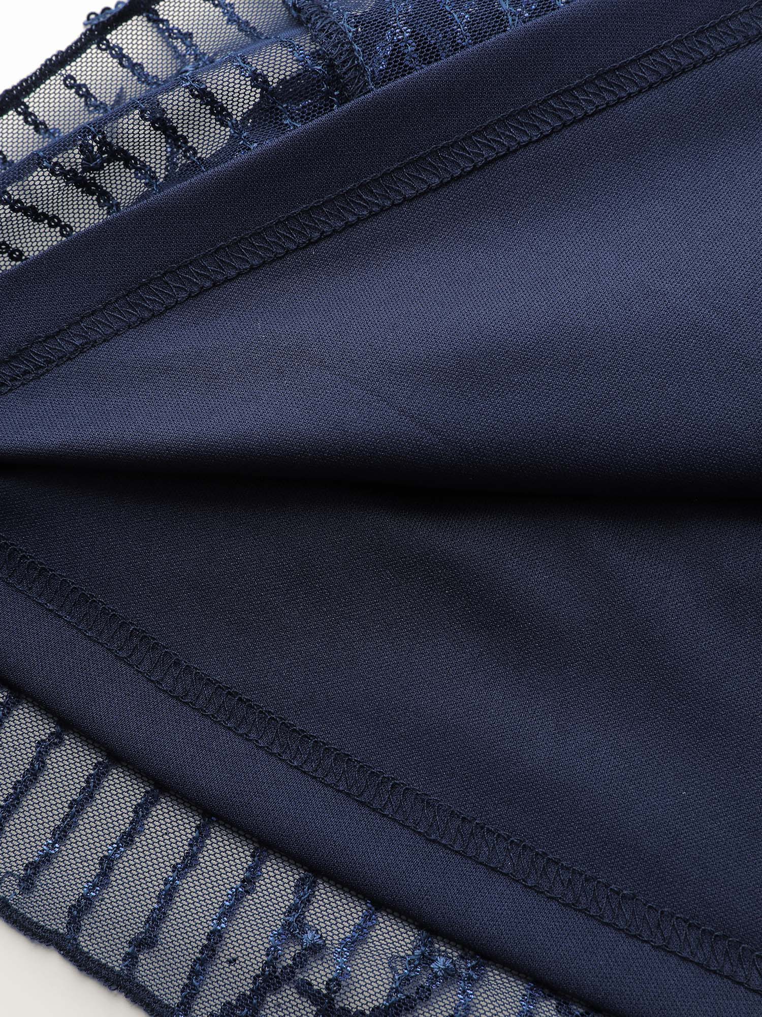 Sequin Lace High Slit Backless Maxi Dress