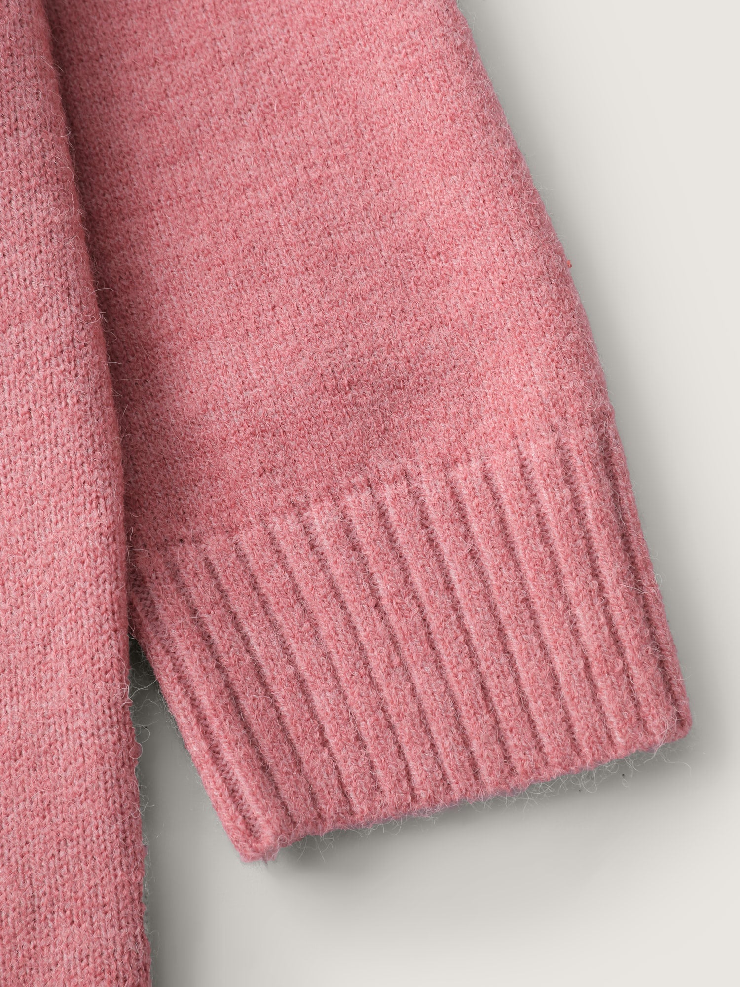 Ruffled Overlap Split Back Pullover