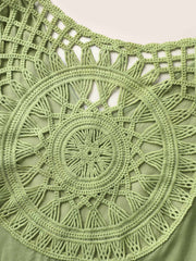 Solid Back Cut Out Belted Dress