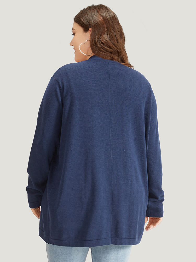 Supersoft Essentials Curved Hem Open Front Cardigan