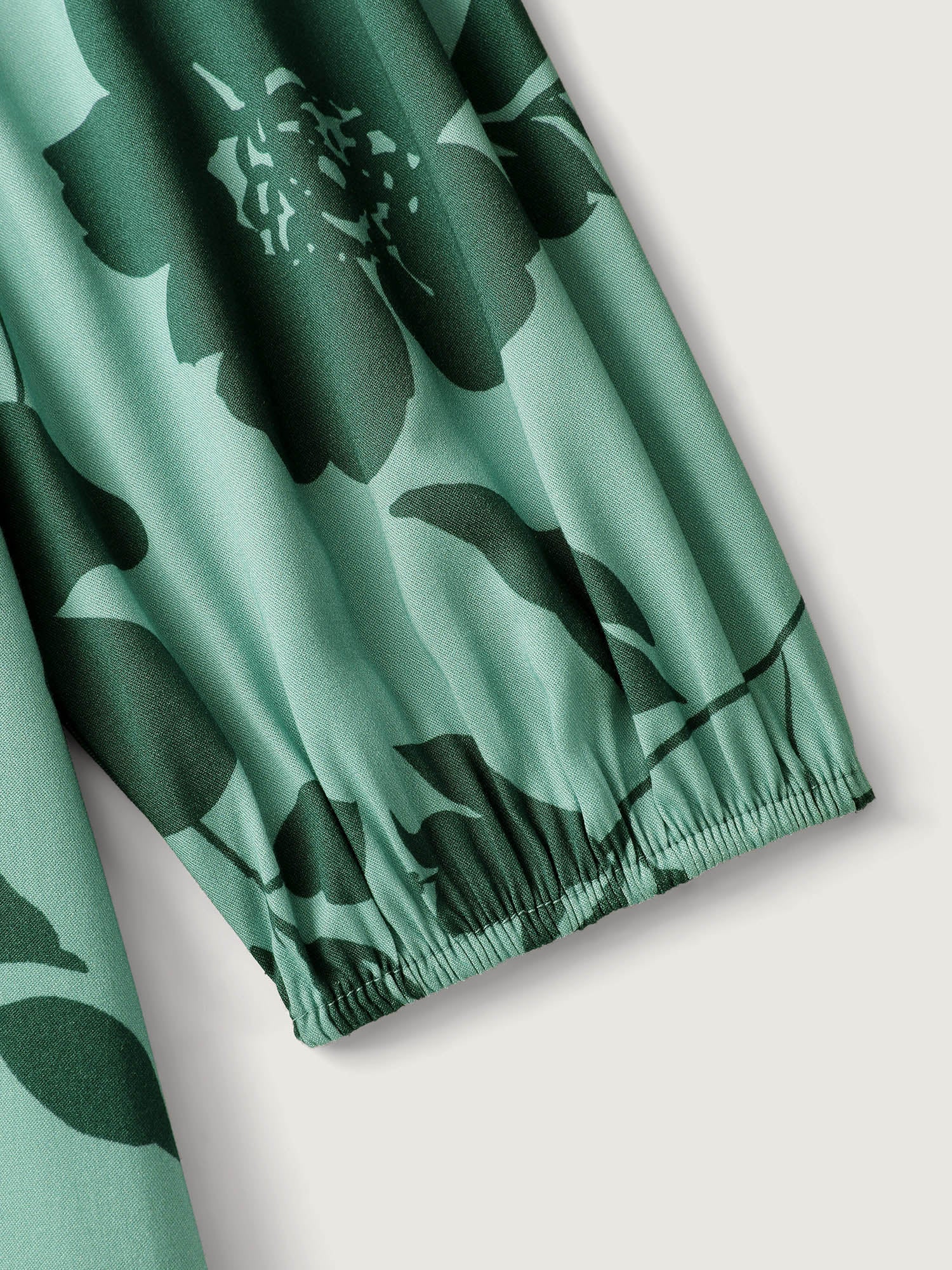 Floral Print Neck-Tie Tiered Midi Dress