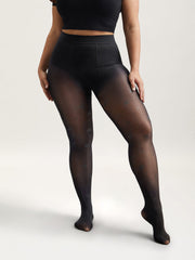 Floral Pattern Sheer Silk Tights