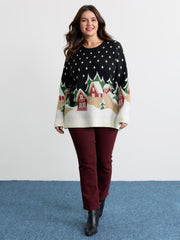Snowy Nights Jacquard Pullover