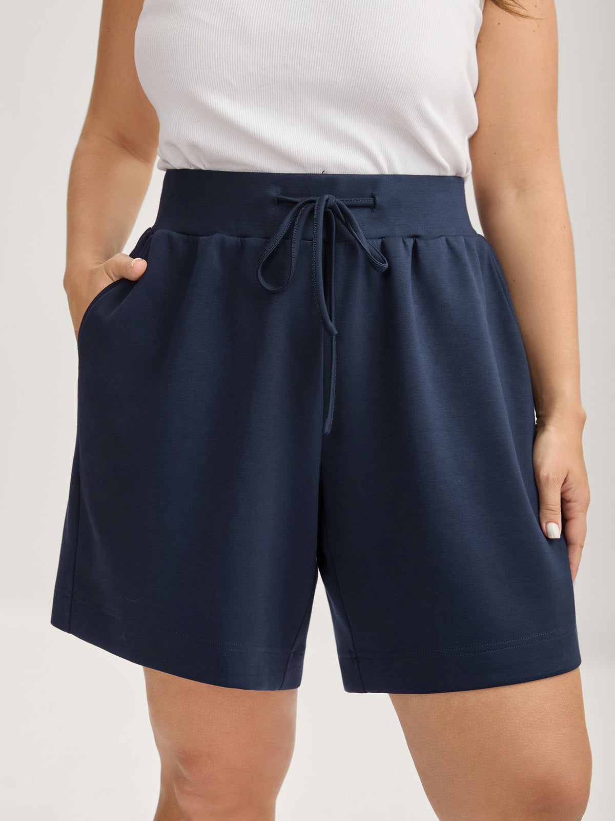 Supersoft Wide Waistbelt Shorts