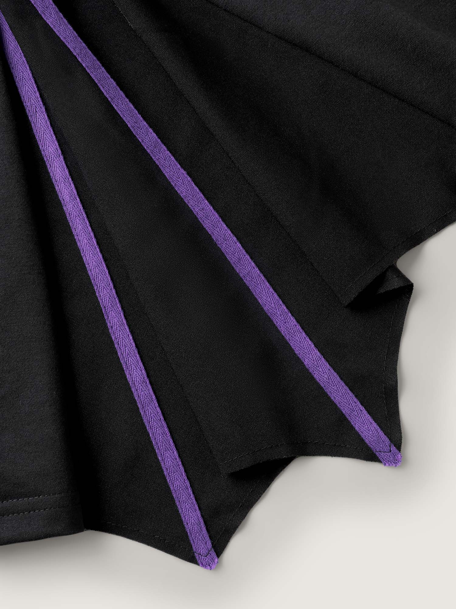 Bat-Shaped Contrast Stretchy Jacket