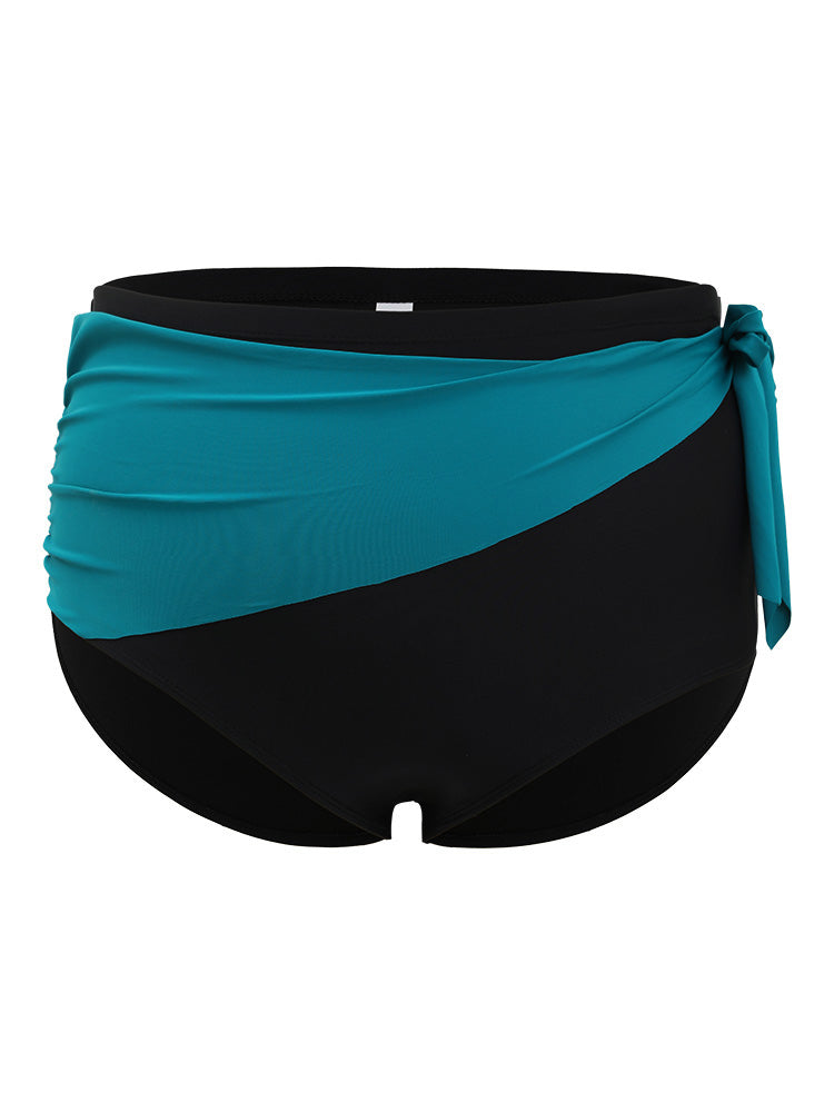 Two Tone Knot Side Bikini Bottom