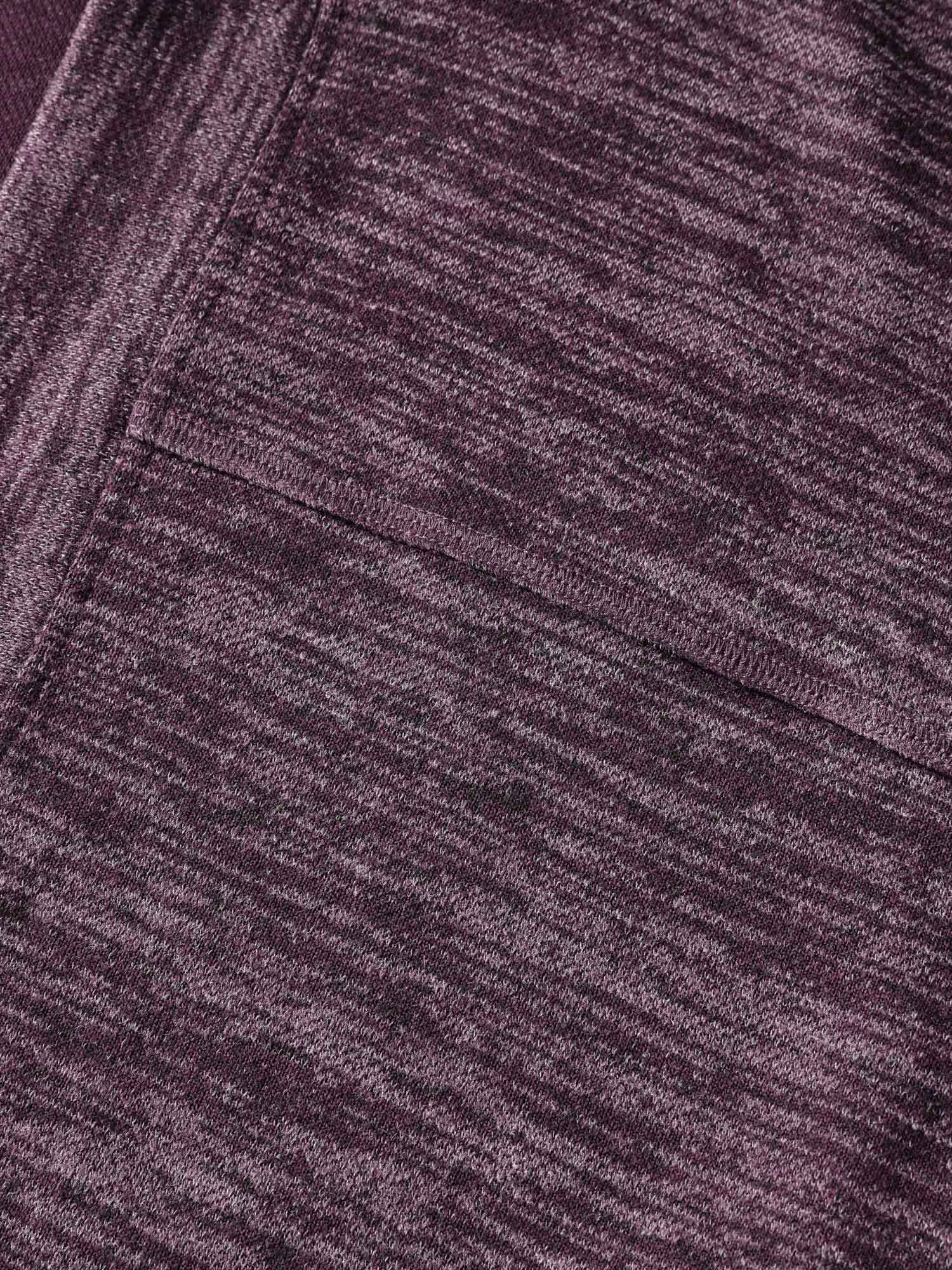 Heather Arc Hem Front-Open Jacket