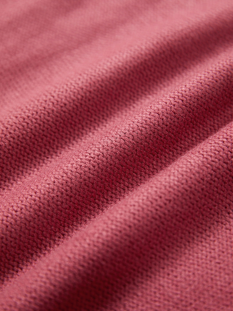 Solid Patched Pocket Open Front Long Sleeve Cardigan