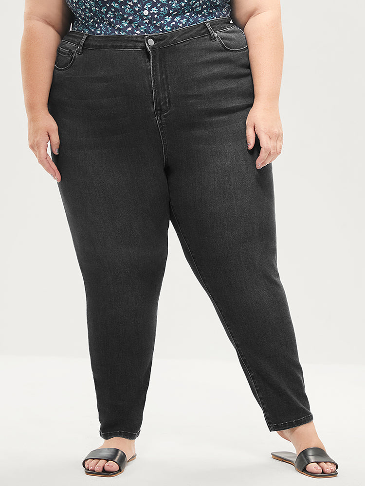 Skinny Extremely Stretchy High Rise Medium Wash Sculpt Waist Jeans