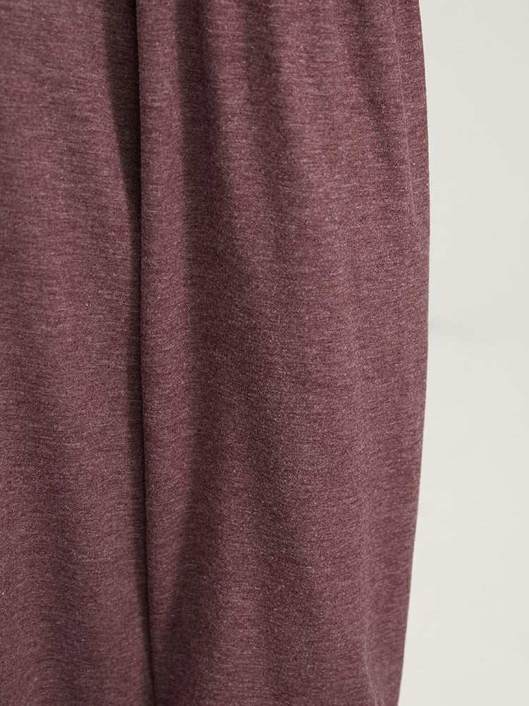 Solid Pocket Cold Shoulder Dress