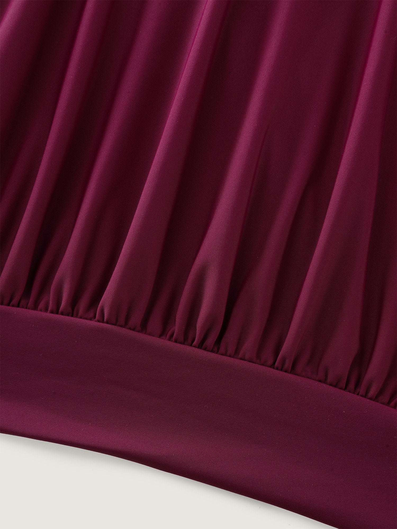 Bandana Patchwork Contrast Gathered Cut Out Tankini Top