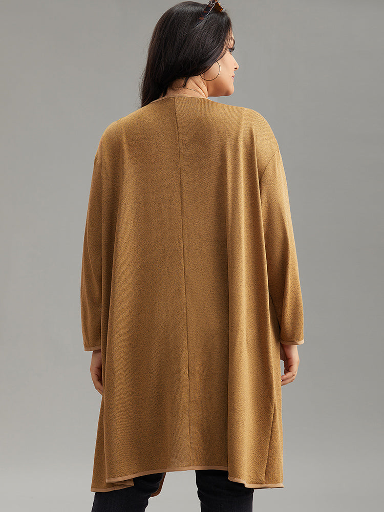 Supersoft Essentials Asymmetrical Neck Plain Kimono
