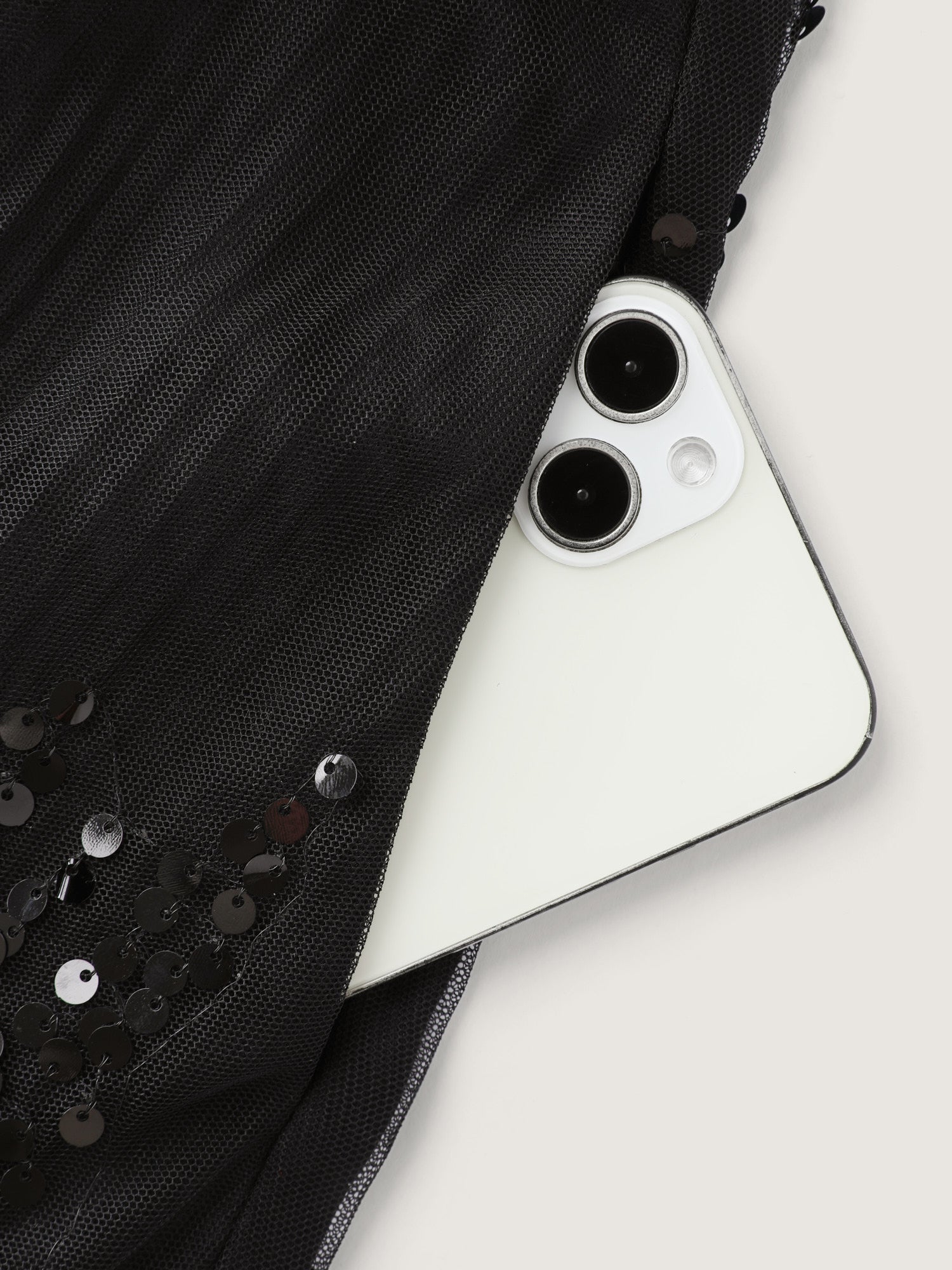 Sequin Embellished V-Neck Midi Dress