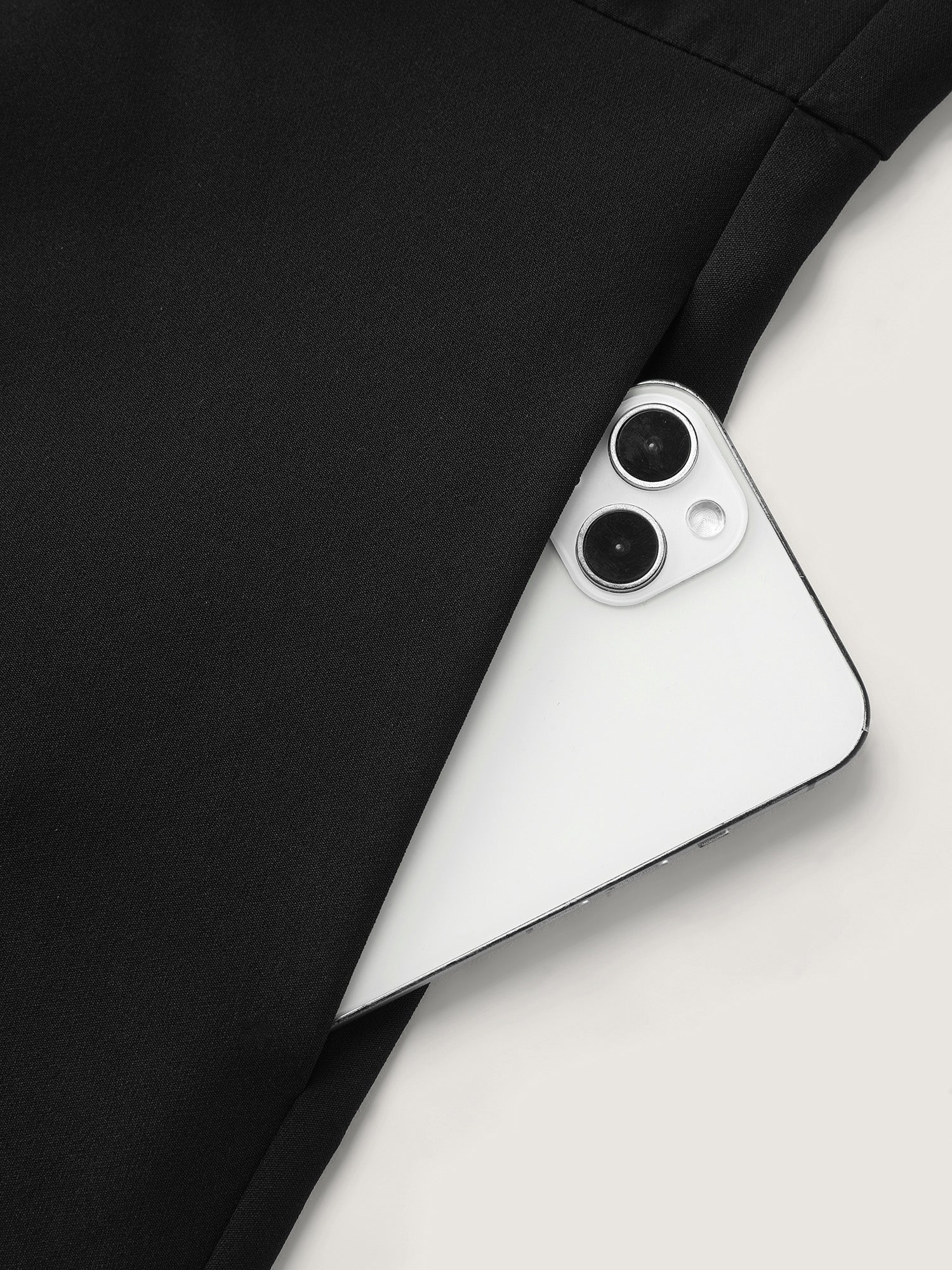 Semi Stretchy Pockets Curvy Hem Blazer