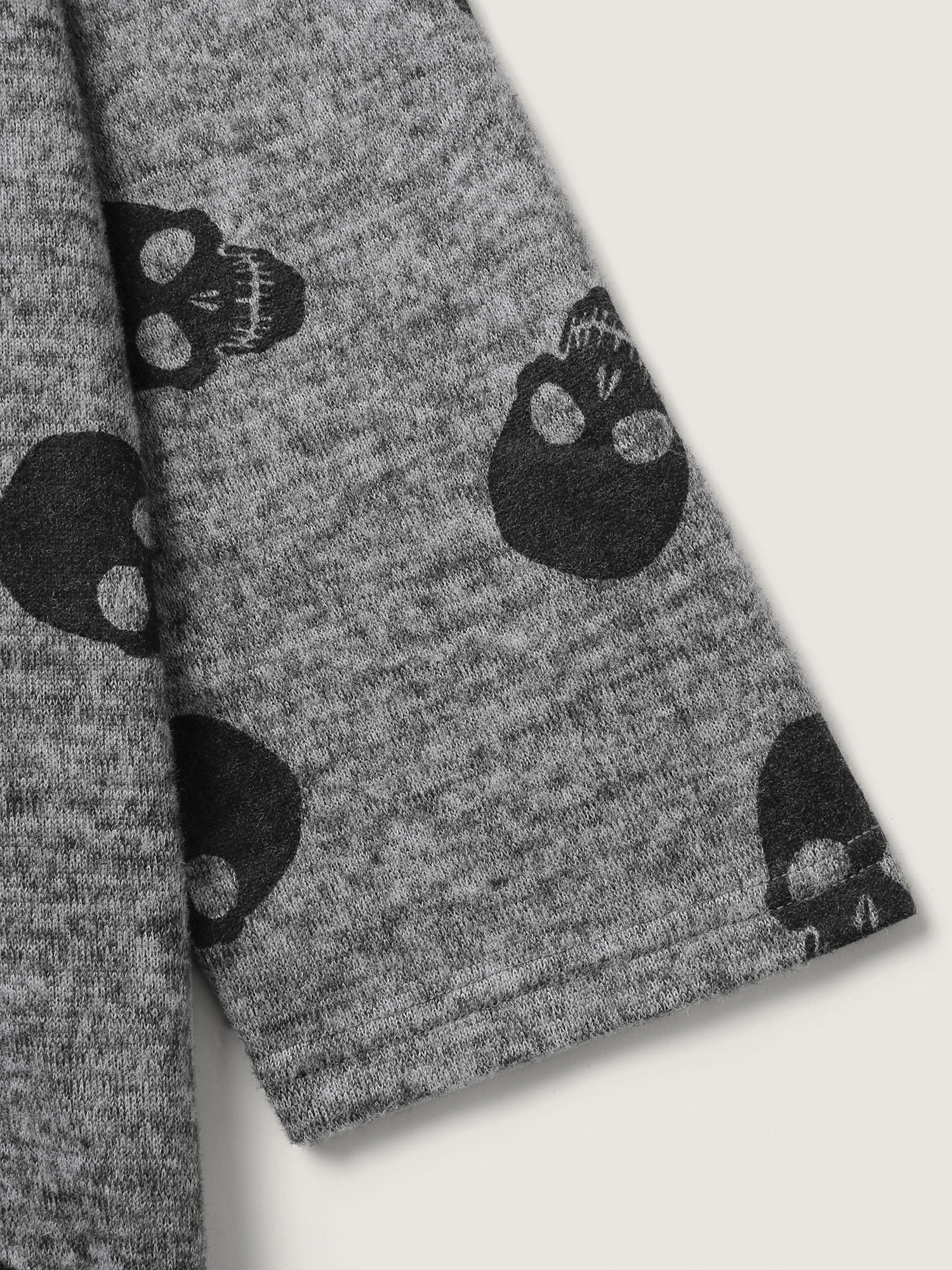 Skulls Everywhere Asymmetrical Edge Jacket