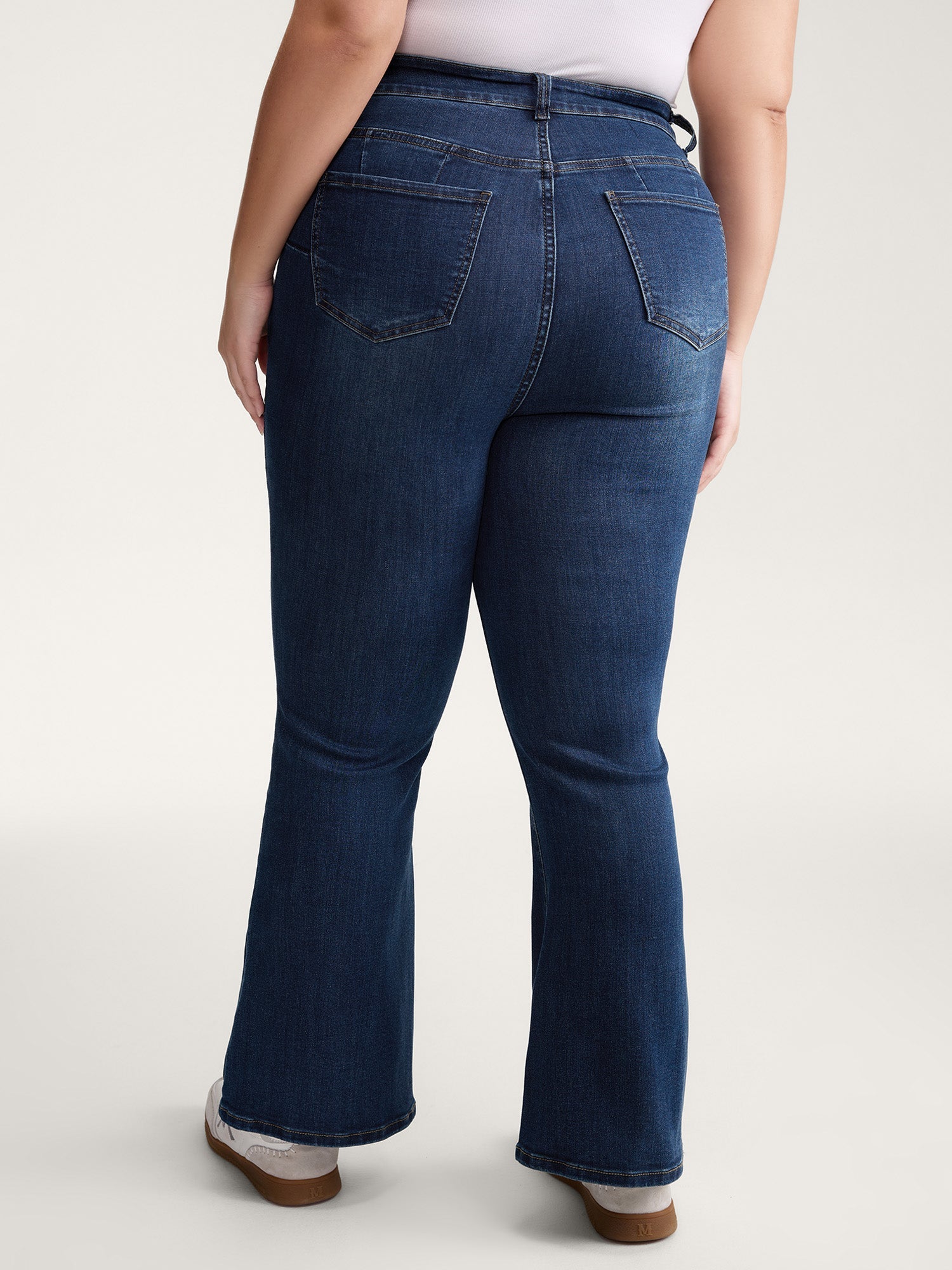 Supersoft Stretchy Mid-Rise Bootcut Jeans