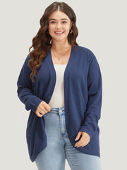 Supersoft Essentials Curved Hem Open Front Cardigan