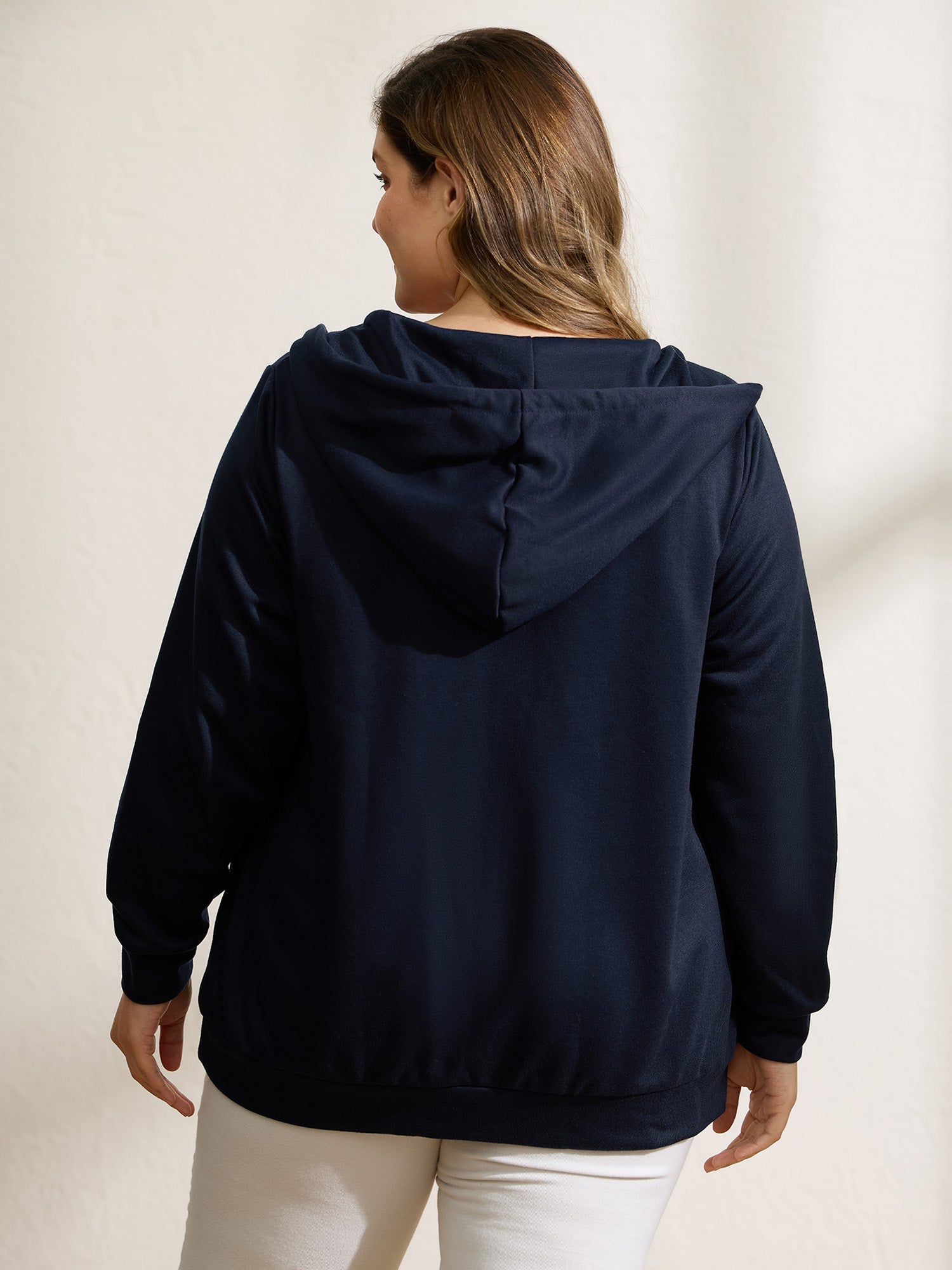 Color Contrast Stripes Zipper Jacket