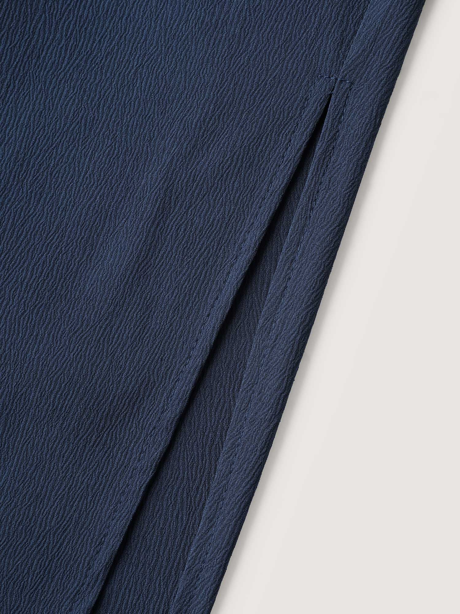 Side Slit Waist-Drawstring Jogger Pants