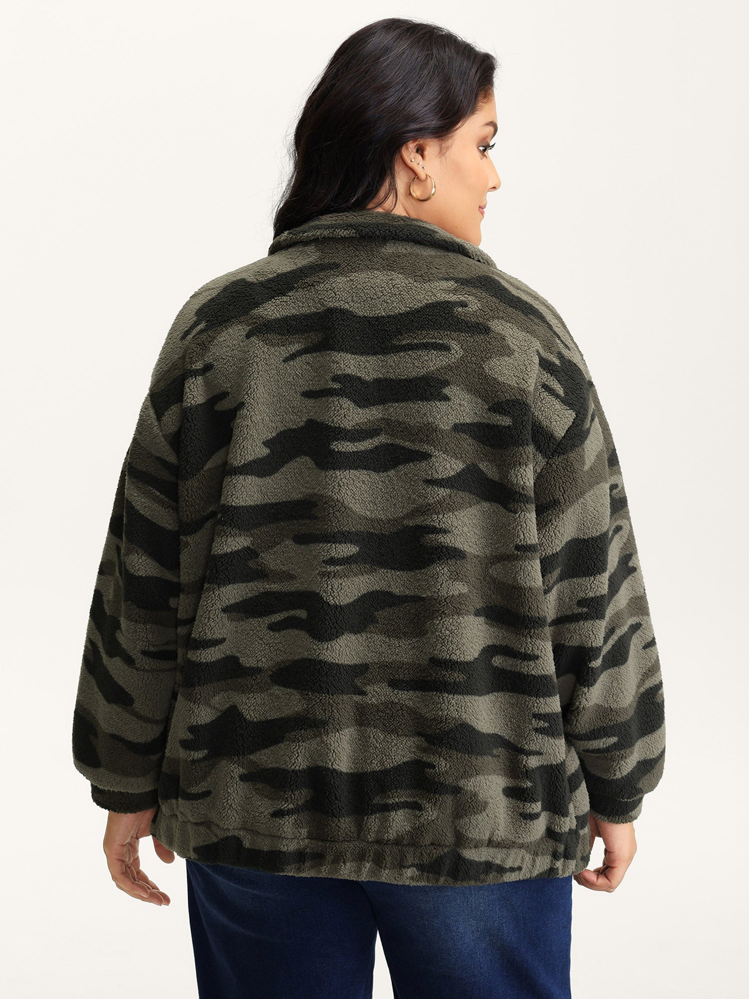 Camouflage Zipper Pocket Jacket