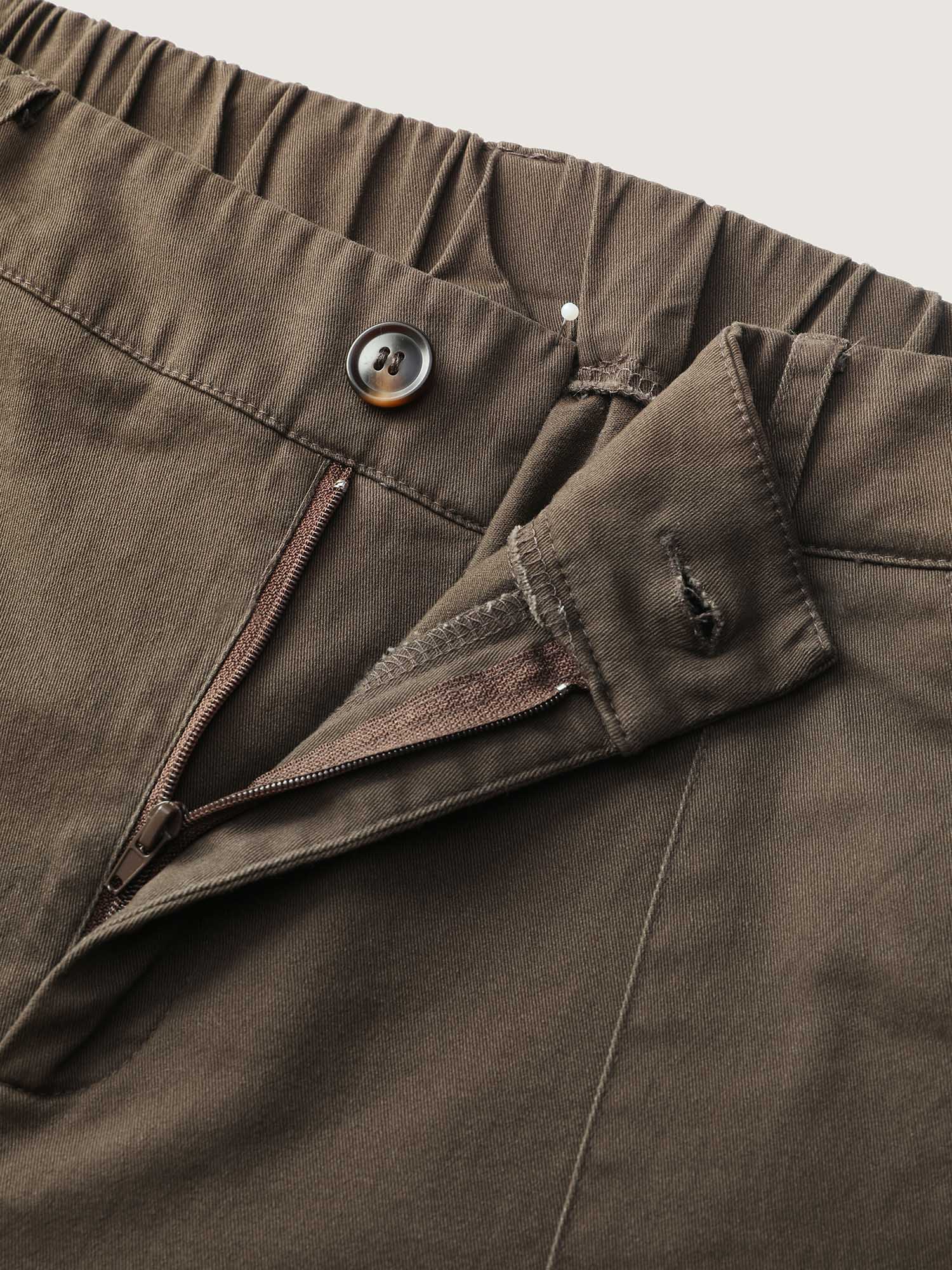 Sculpted Pockets Straight-Leg Pants