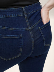 Skinny-Fit Cropped Mid-Rise Jeans